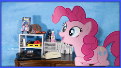 Size: 1600x900 | Tagged: safe, ai content, derpibooru import, machine learning assisted, pinkie pie, ai cover, animated, image, music, scott the woz, video, webm