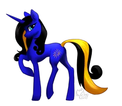 Size: 5281x4601 | Tagged: safe, artist:obsidelle, ponerpics import, ponybooru import, oc, oc:destiny light, pony, unicorn, cutie mark, female, horn, image, mare, png, simple background, solo, solo female, transparent background, two toned mane, unicorn oc