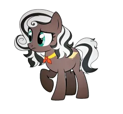 Size: 1029x954 | Tagged: safe, derpibooru import, oc, unofficial characters only, earth pony, pony, derpibooru community collaboration, 2024 community collab, artist：purple glow glimmer, bowtie, curly hair, female, gray, image, mare, png, simple background, solo