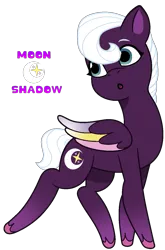 Size: 873x1324 | Tagged: safe, artist:hate-love12, derpibooru import, moon shadow, pegasus, pony, g2, g5, my little pony: tell your tale, base used, colored wings, g2 to g5, generation leap, image, multicolored wings, png, simple background, solo, transparent background, wings