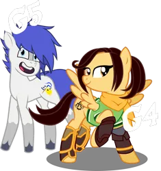 Size: 1204x1280 | Tagged: safe, artist:isaac_pony, derpibooru import, oc, oc:isaac pony, ponified, earth pony, pegasus, pony, g5, armor, dojo, female, g4, image, june (sf3), male, png, show accurate, simple background, stallion, transparent background, vector