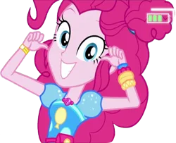 Size: 3103x2520 | Tagged: safe, derpibooru import, edit, edited screencap, editor:homersimpson1983, screencap, pinkie pie, human, equestria girls, background removed, female, image, not a vector, png, simple background, solo, transparent background