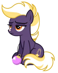 Size: 4717x5950 | Tagged: safe, artist:estories, derpibooru import, oc, oc:wildheart, unofficial characters only, earth pony, pony, absurd resolution, bandaid, christmas, christmas ornament, decoration, female, holiday, image, mare, png, simple background, sitting, solo, transparent background, vector