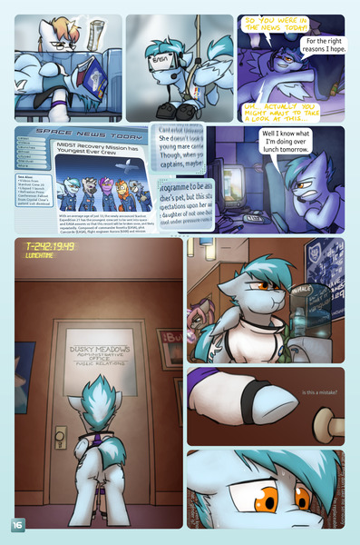 Size: 2079x3142 | Tagged: safe, artist:captainhoers, derpibooru import, oc, oc:aurora (hoers), oc:concorde, oc:rosetta (stardust), oc:wolfram, oc:zambuko, gryphon, kirin, pegasus, pony, unicorn, zebra, comic:stardust:the sky belongs to no one, comic, dialogue, female, floppy ears, griffon oc, high res, image, implied spitfire, jpeg, kirin oc, male, mare, mobile phone, nervous, nonbinary, offspring, parent:soarin', parent:spitfire, parents:soarinfire, phone, speech bubble, stallion, zebra oc