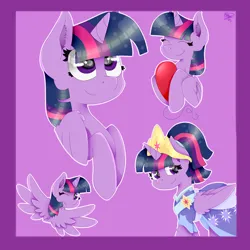 Size: 2000x2000 | Tagged: safe, artist:kathepart, derpibooru import, twilight sparkle, twilight sparkle (alicorn), alicorn, the last problem, balloon, clothes, coronation dress, crown, cute, dress, gown, image, jewelry, looking at you, png, regalia, second coronation dress, simple background, solo