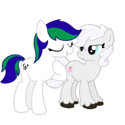 Size: 1200x1200 | Tagged: safe, derpibooru import, oc, oc:cupcake surprise, oc:western star, earth pony, pony, derpibooru community collaboration, 2024 community collab, image, png