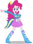 Size: 774x1032 | Tagged: safe, artist:kroylovefun22, derpibooru import, pinkie pie, human, equestria girls, equestria girls (movie), helping twilight win the crown, image, png, pony ears, solo, tail, wondercolts, wondercolts uniform