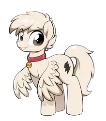 Size: 1668x1905 | Tagged: safe, artist:moozua, derpibooru import, oc, oc:bolt the super pony, pegasus, pony, derpibooru community collaboration, 2024 community collab, image, male, png, simple background, solo, transparent background, wings