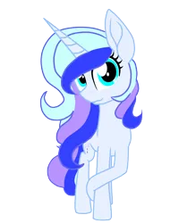 Size: 3500x4000 | Tagged: safe, artist:lunadorable, derpibooru import, oc, unofficial characters only, pony, unicorn, derpibooru community collaboration, 2024 community collab, horn, image, looking at you, png, smiling, solo, unicorn oc