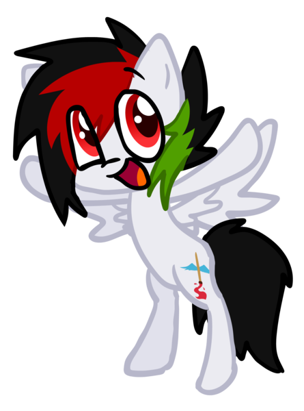 Size: 2052x2768 | Tagged: safe, artist:kruvvv, derpibooru import, oc, oc:kruv, unofficial characters only, pegasus, pony, derpibooru community collaboration, 2024 community collab, collaboration, eye clipping through hair, happy, image, looking at something, looking at you, open mouth, png, red eyes, short hair, short mane, simple, simple background, smiling, solo, spread wings, standing, standing on two hooves, transparent background, wings