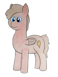 Size: 975x1300 | Tagged: safe, artist:valuable ashes, derpibooru import, edit, editor:ciaran, oc, oc:resin, unofficial characters only, pegasus, pony, image, png, simple background, solo, traditional art, transparent background