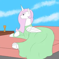 Size: 2000x2000 | Tagged: safe, artist:saint boniface, derpibooru import, princess celestia, alicorn, pony, clothes, dress, female, g4, image, mare, pink-mane celestia, png, solo