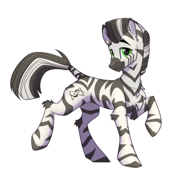 Size: 1727x1665 | Tagged: safe, artist:alrumoon_art, derpibooru import, oc, oc:rayven, unofficial characters only, zebra, derpibooru community collaboration, 2024 community collab, image, male, png, simple background, solo, transparent background, zebra oc