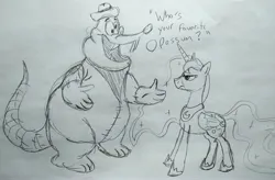 Size: 4107x2700 | Tagged: safe, artist:dhm, derpibooru import, princess luna, pony, a goofy movie, disney, image, jpeg, monochrome, reference, sketch, traditional art