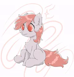 Size: 650x676 | Tagged: safe, artist:infinaitly, oc, :3, chest fluff, ear fluff, fluffy, image, jpeg, leg fluff, orange eyes, simple background, sitting