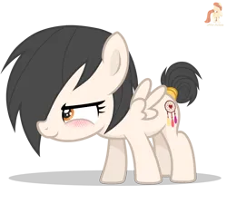 Size: 5000x4500 | Tagged: safe, artist:r4hucksake, derpibooru import, oc, oc:dreamcatcher, pegasus, pony, blushing, female, filly, foal, image, png, simple background, solo, transparent background