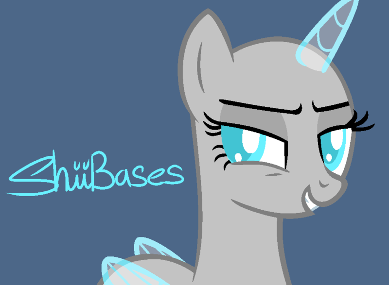 Size: 981x720 | Tagged: safe, artist:katsubases, derpibooru import, alicorn, pony, base, image, png, solo