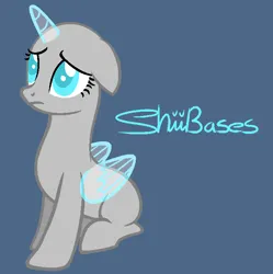 Size: 674x678 | Tagged: safe, artist:katsubases, derpibooru import, alicorn, pony, base, female, g4, image, mare, png, solo