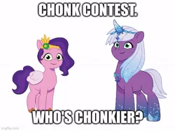 Size: 577x433 | Tagged: safe, artist:prixy05, derpibooru import, editor:professorventurer, pipp petals, g5, my little pony: tell your tale, chonk, contest, image, jpeg, meme, violet frost