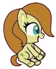 Size: 182x223 | Tagged: safe, artist:luckydog416, derpibooru import, edit, edited screencap, screencap, fluttershy, earth pony, pony, my little pony: pony life, butterscotch, female, image, mare, not a vector, open mouth, png, rule 63, simple background, solo, transparent background