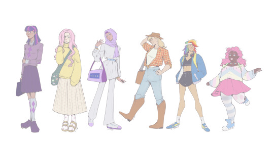 Size: 540x285 | Tagged: safe, artist:carrocarrot, derpibooru import, applejack, fluttershy, pinkie pie, rainbow dash, rarity, twilight sparkle, human, humanized, image, jpeg, mane six