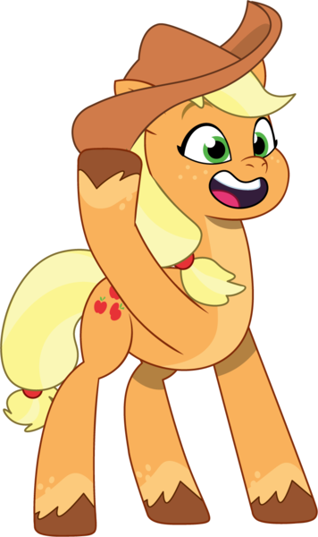 Size: 782x1318 | Tagged: safe, artist:prixy05, derpibooru import, applejack, earth pony, pony, g5, my little pony: tell your tale, female, g4, g4 to g5, generation leap, image, mare, png, simple background, solo, transparent background, vector