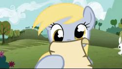 Size: 630x360 | Tagged: safe, artist:philiapony, derpibooru import, angel bunny, derpy hooves, pegasus, pony, rabbit, 2014, animal, animated, blonde, blonde hair, blonde mane, female, female focus, gray coat, gray fur, gray pony, grey fur, grey pony, image, mare, old video, semi-vulgar, show accurate, solo focus, talking, tongue twister, webm, yellow eyes, yellow hair, yellow mane, youtube