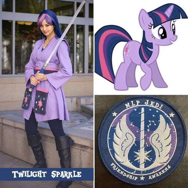 Size: 1080x1080 | Tagged: safe, artist:mlpjedi, derpibooru import, twilight sparkle, human, pony, unicorn, boots, clothes, cosplay, costume, g4, image, irl, irl human, jedi, jpeg, lightsaber, photo, shoes, solo, star wars, weapon