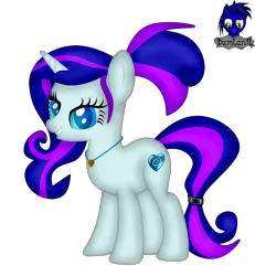 Size: 3840x4154 | Tagged: safe, artist:damlanil, derpibooru import, oc, oc:ariana mazing, pony, unicorn, bow, collar, commission, eyeshadow, female, happy, horn, image, latex, looking at you, makeup, mare, png, show accurate, simple background, smiling, solo, standing, transparent background, vector