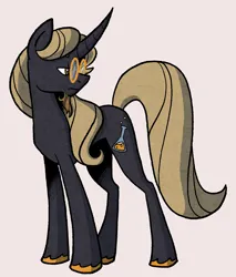 Size: 1408x1652 | Tagged: safe, artist:queertrixie, derpibooru import, oc, oc:flamel, pony, unicorn, beard, derpibooru exclusive, facial hair, glasses, image, male, png, solo, stallion