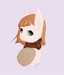 Size: 3000x3500 | Tagged: safe, artist:lunayourlife, derpibooru import, oc, unofficial characters only, pony, clothes, female, fluffy, g4, green eyes, high res, image, jpeg, looking at you, scarf, simple background