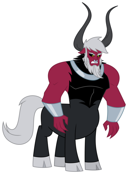 Size: 2841x3861 | Tagged: safe, artist:mlgtrap, derpibooru import, lord tirek, centaur, taur, antagonist, cloven hooves, g4, human face, image, male, nose piercing, piercing, png, simple background, solo, transparent background, vector, white hair