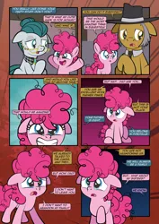 Size: 1920x2715 | Tagged: safe, artist:alexdti, derpibooru import, cloudy quartz, igneous rock pie, pinkie pie, pony, comic:how we met, female, filly, filly pinkie pie, image, jpeg, younger