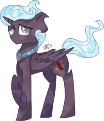 Size: 1241x1446 | Tagged: safe, artist:gallantserver, derpibooru import, oc, oc:penumbra diamante, alicorn, pony, image, male, parents:hopebra, png, simple background, solo, stallion, transparent background