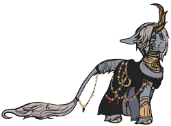 Size: 2827x2082 | Tagged: safe, artist:brainiac, derpibooru import, ponified, pony, unicorn, crossover, final fantasy, final fantasy xiv, image, male, png, simple background, solo, stallion, transparent background, urianger