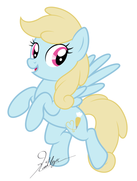 Size: 6000x7947 | Tagged: safe, artist:kaitykat117, derpibooru import, oc, oc:buttercream flow, unofficial characters only, pegasus, base used, cute, flying, high res, image, pegasus oc, png, raised hoof, simple background, smiling, solo, spread wings, transparent background, vector, wings