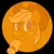 Size: 2048x2048 | Tagged: safe, artist:doughnut-doodles, derpibooru import, applejack, earth pony, pony, g4, bust, ear, female, image, looking at you, mare, orange background, orange ear, orange eyes, orange hair, orange hat, orange heat, orange mane, orange pony, png, simple background, smiling, solo, 🧡