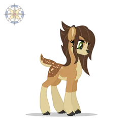 Size: 2000x2000 | Tagged: safe, artist:r4hucksake, derpibooru import, oc, oc:spruce, deer, female, image, png, simple background, solo, transparent background