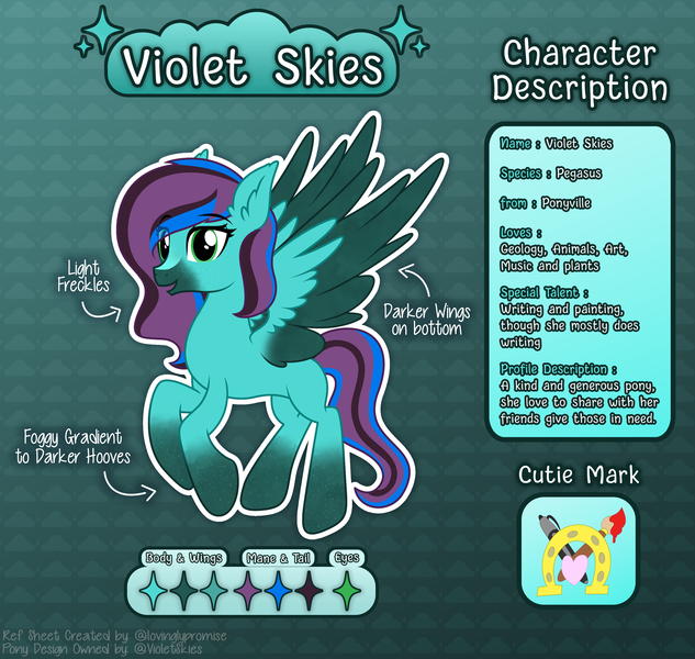 Size: 2524x2393 | Tagged: safe, artist:lovinglypromise, derpibooru import, oc, pegasus, image, png, solo, violet skies