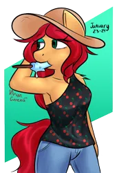 Size: 550x810 | Tagged: suggestive, artist:spk, ponerpics import, ponybooru import, oc, oc:vivian cereza, unofficial characters only, breasts, clothes, image, png