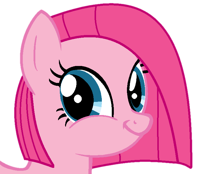 Size: 675x596 | Tagged: safe, artist:twilyisbestpone, derpibooru import, pinkie pie, earth pony, pony, base used, bust, derpibooru exclusive, faic, female, g4, image, looking at you, mare, pinkamena diane pie, png, simple background, smiling, smirk, solo, transparent background, twiface, wrong neighborhood