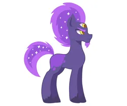 Size: 3000x2500 | Tagged: safe, artist:zendora, oc, oc:nocturne comet, unofficial characters only, earth pony, pony, earth pony oc, ethereal mane, frown, image, male, missing cutie mark, png, profile, short tail, simple background, solo, stallion, starry mane, third eye, triclops, unshorn fetlocks, white background, wip
