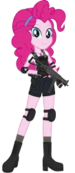 Size: 1713x3938 | Tagged: safe, artist:edy_january, artist:twilirity, derpibooru import, edit, vector edit, pinkie pie, human, equestria girls, equestria girls series, armor, body armor, boots, call of duty, call of duty: modern warfare 2, clothes, combat knife, equipment, g4, gears, geode of sugar bombs, gun, handgun, image, knife, magical geodes, military, pistol, png, scout, shirt, shoes, sig p220, simple background, soldier, solo, special forces, stocks, submachinegun, tactical vest, task forces 141, transparent background, trigger discipline, ump, ump 45, united states, vector, vest, weapon
