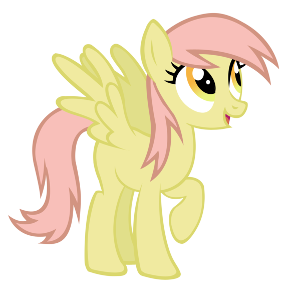 Size: 1592x1611 | Tagged: safe, artist:durpy, derpibooru import, high spirits, pegasus, pony, .ai available, .svg available, background pony, female, full body, g4, hooves, image, looking up, mare, open mouth, open smile, pink hair, pink mane, pink tail, png, raised hoof, simple background, smiling, solo, spread wings, standing, tail, transparent background, vector, wings, yellow eyes