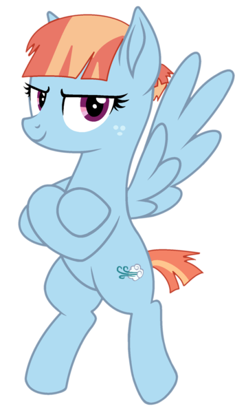 Size: 1280x2144 | Tagged: safe, artist:twilyisbestpone, derpibooru import, windy whistles, pegasus, pony, crossed arms, determined, determined look, determined smile, female, flying, freckles, image, mare, png, solo, solo female, spread wings, wings