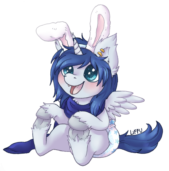 Size: 1260x1272 | Tagged: source needed, safe, artist:liffu, derpibooru import, oc, oc:prince nova, unofficial characters only, alicorn, baby, cute, diaper, ear fluff, hooves, image, png, spread wings, wings