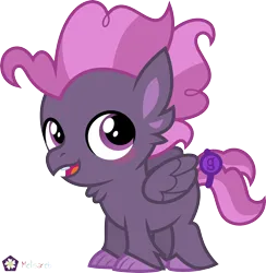 Size: 4000x4094 | Tagged: safe, artist:melisareb, derpibooru import, hippogriff, pony, .svg available, absurd resolution, alphabet lore, blushing, colt, crossover, fledgeling, foal, g, g jr., image, male, number lore, offspring, open mouth, png, simple background, solo, teeth, transparent background, vector