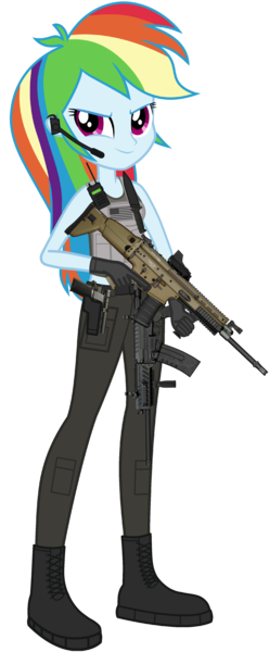 Size: 1671x4037 | Tagged: safe, artist:edy_january, artist:twilirity, derpibooru import, edit, vector edit, rainbow dash, human, equestria girls, equestria girls series, armor, assault rifle, belly button, body armor, boots, call of duty, call of duty: modern warfare 2, clothes, combat knife, equipment, female, fn scar, g4, gears, gloves, gun, handgun, image, knife, m1911, military, origin.12, pistol, png, rifle, scout, sergeant, shirt, shoes, shotgun, simple background, soldier, solo, special forces, tactical vest, tanktop, task forces 141, tomboy, transparent background, united states, vector, vest, weapon