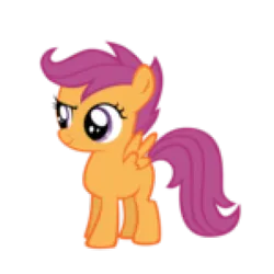 Size: 420x420 | Tagged: safe, derpibooru import, scootaloo, female, image, lowres, png, simple background, solo, transparent background