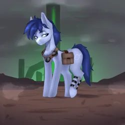 Size: 2000x2000 | Tagged: safe, artist:endelthepegasus, derpibooru import, oc, oc:p-21, earth pony, fallout equestria, fallout equestria: project horizons, fanart, fanfic art, grenade, image, male, png, solo
